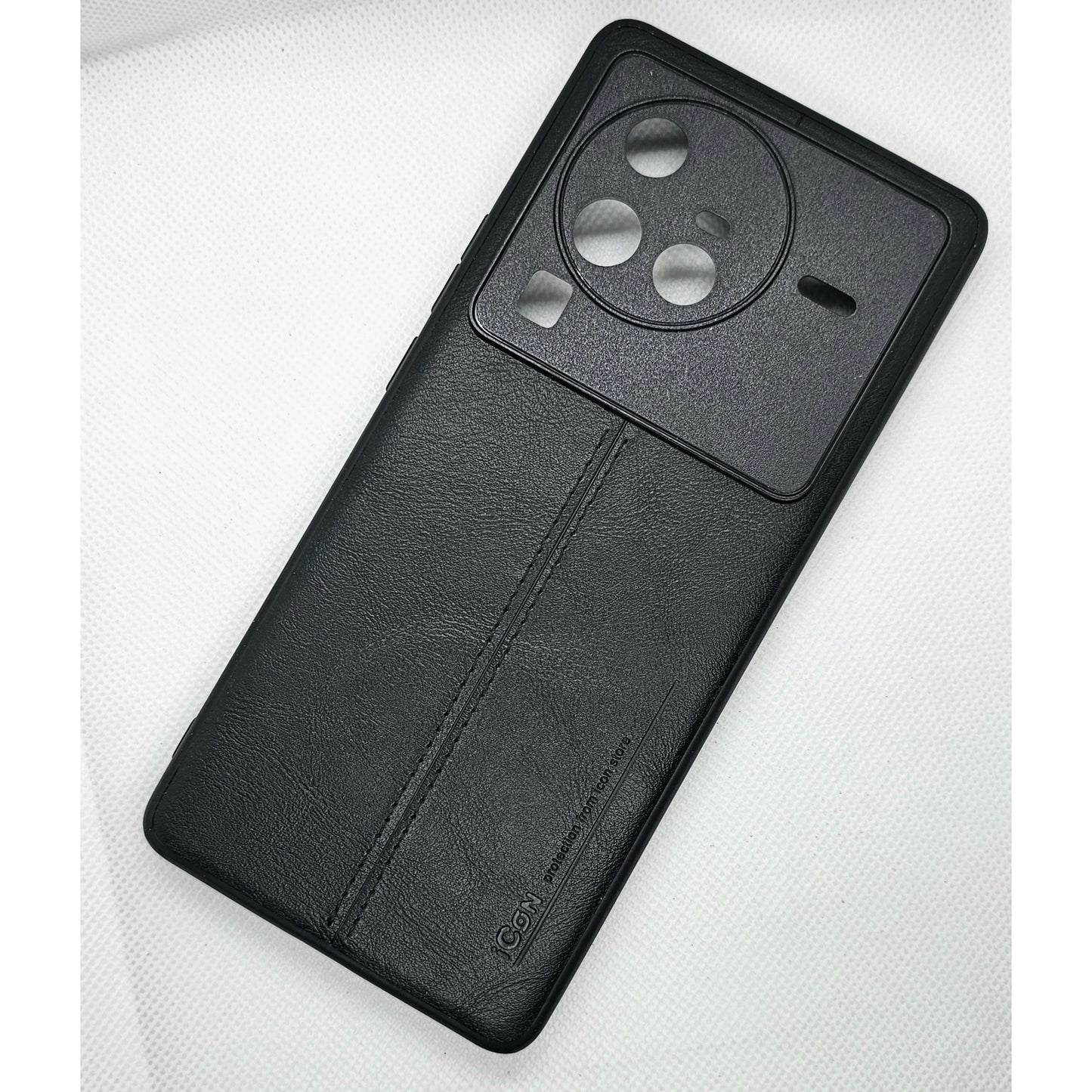 Vivo X80 Pro Luxurious Leather Mobile Back Cover