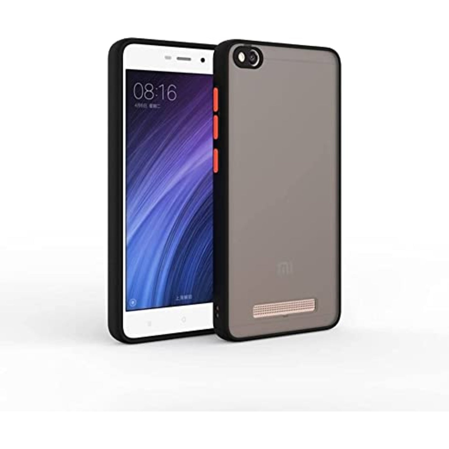Mi 4A Mobile Back Cover (Smoky) soft edges
