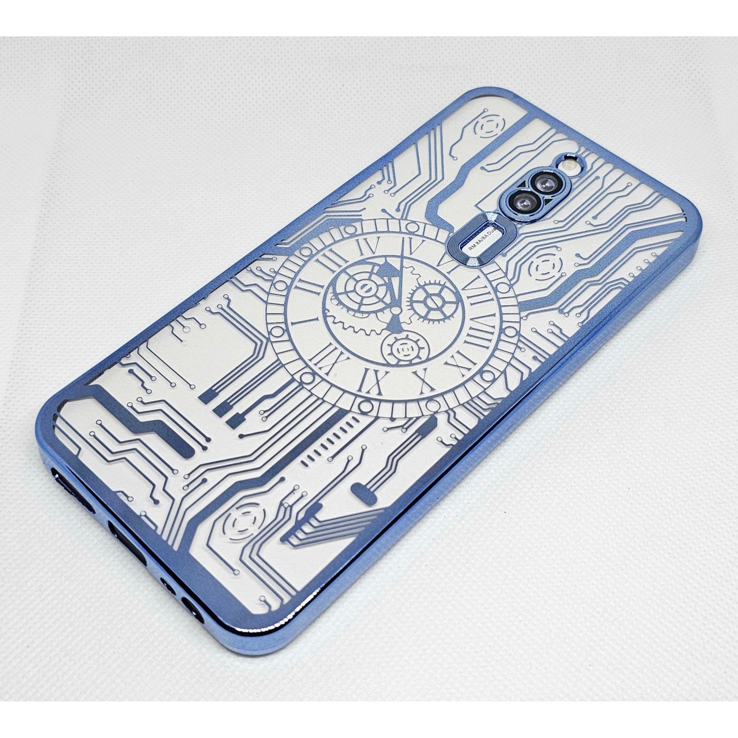 Mi 8A / 8A Dual Back Cover with CD Watch Machine Design soft