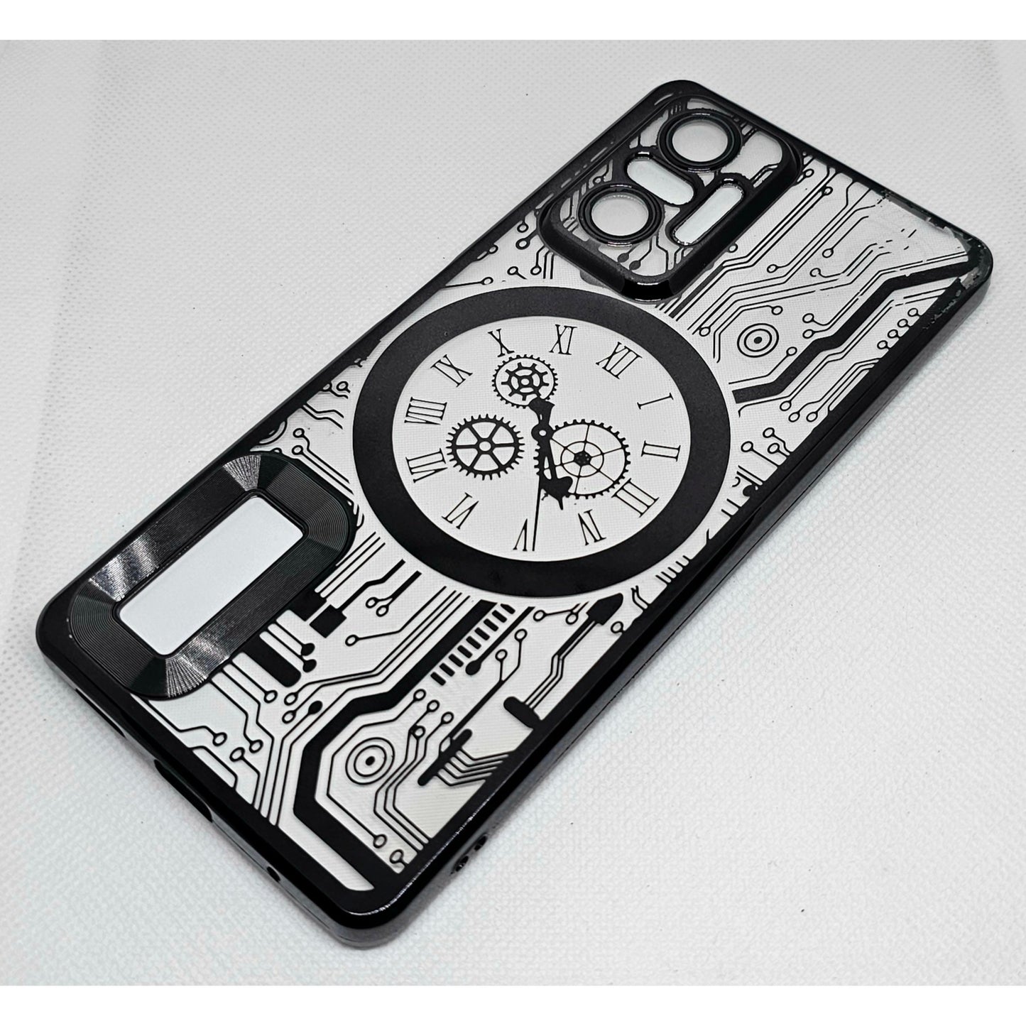 Mi Note 10 Pro Mobile CD Watch Machine Design Mobile BackCover