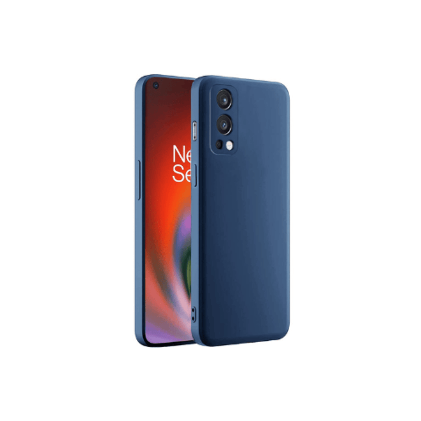 One Plus Nord 2 Back Cover (Silicone + Inner Side Cloth) soft