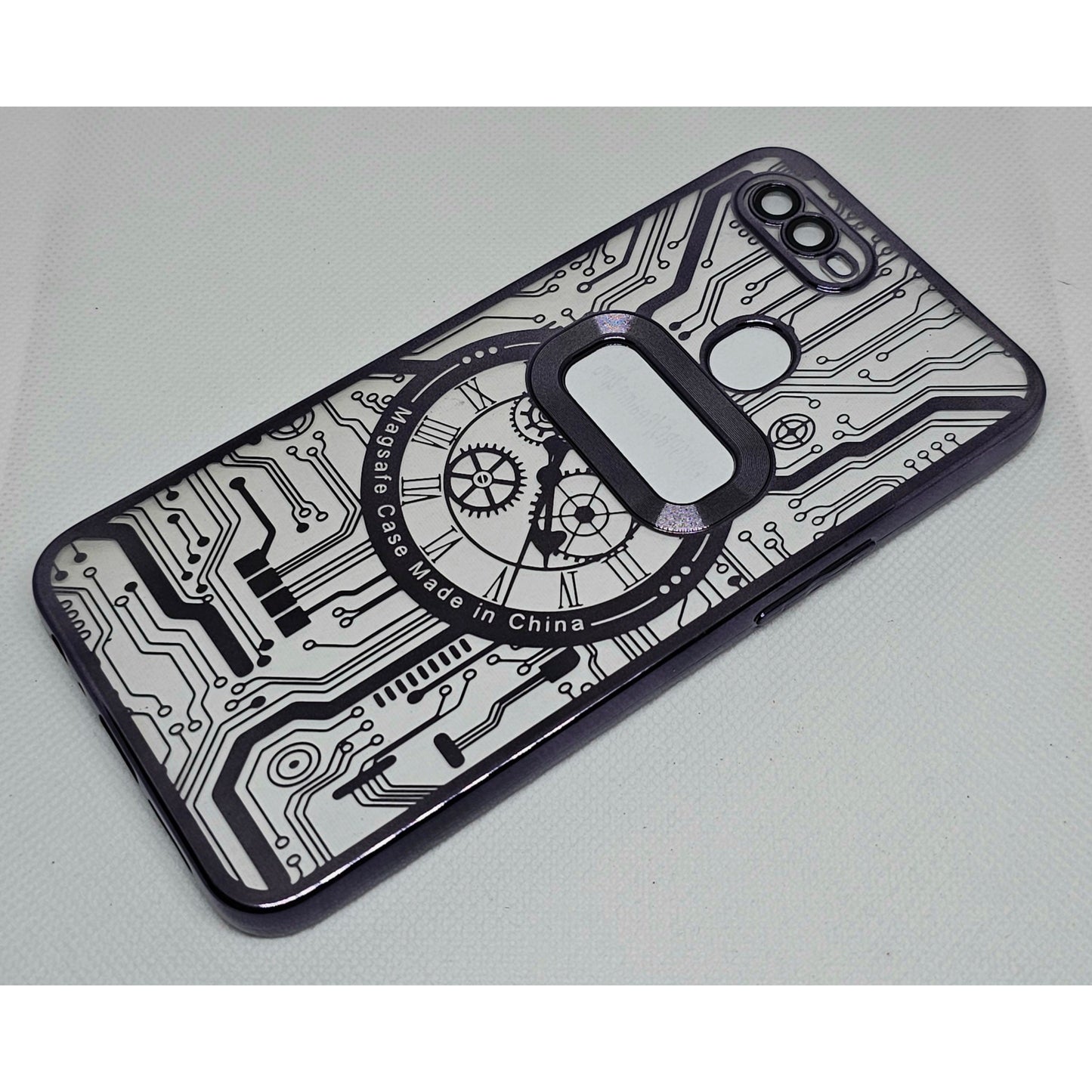 Oppo F9/F9 pro/ Realme 2 pro Back Cover with CD Watch Machine Design soft