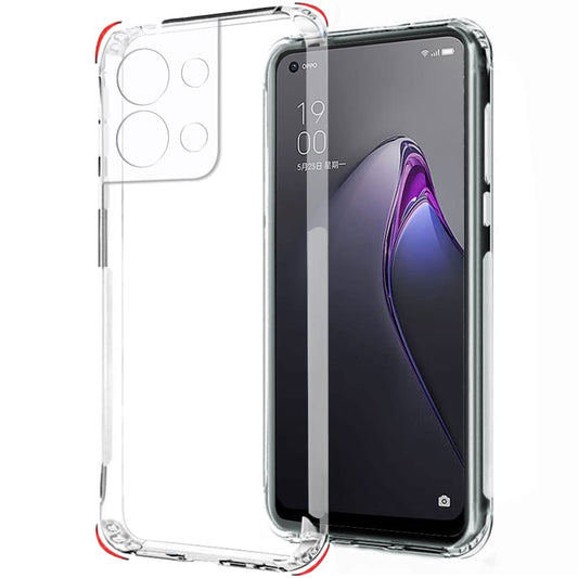 Oppo Reno 8 Transparent Soft Silicone  Back Cover TPU