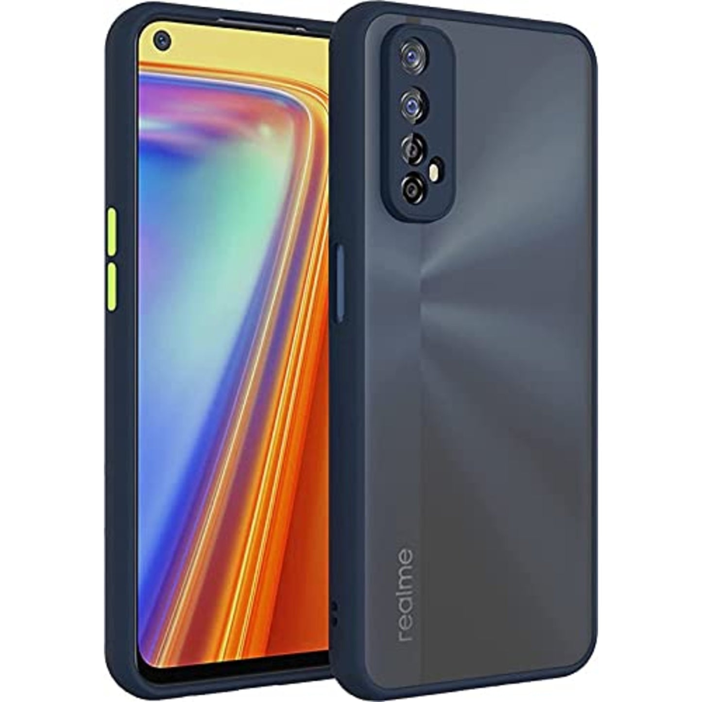 Realme 7 Mobile Back Cover (Smoky)