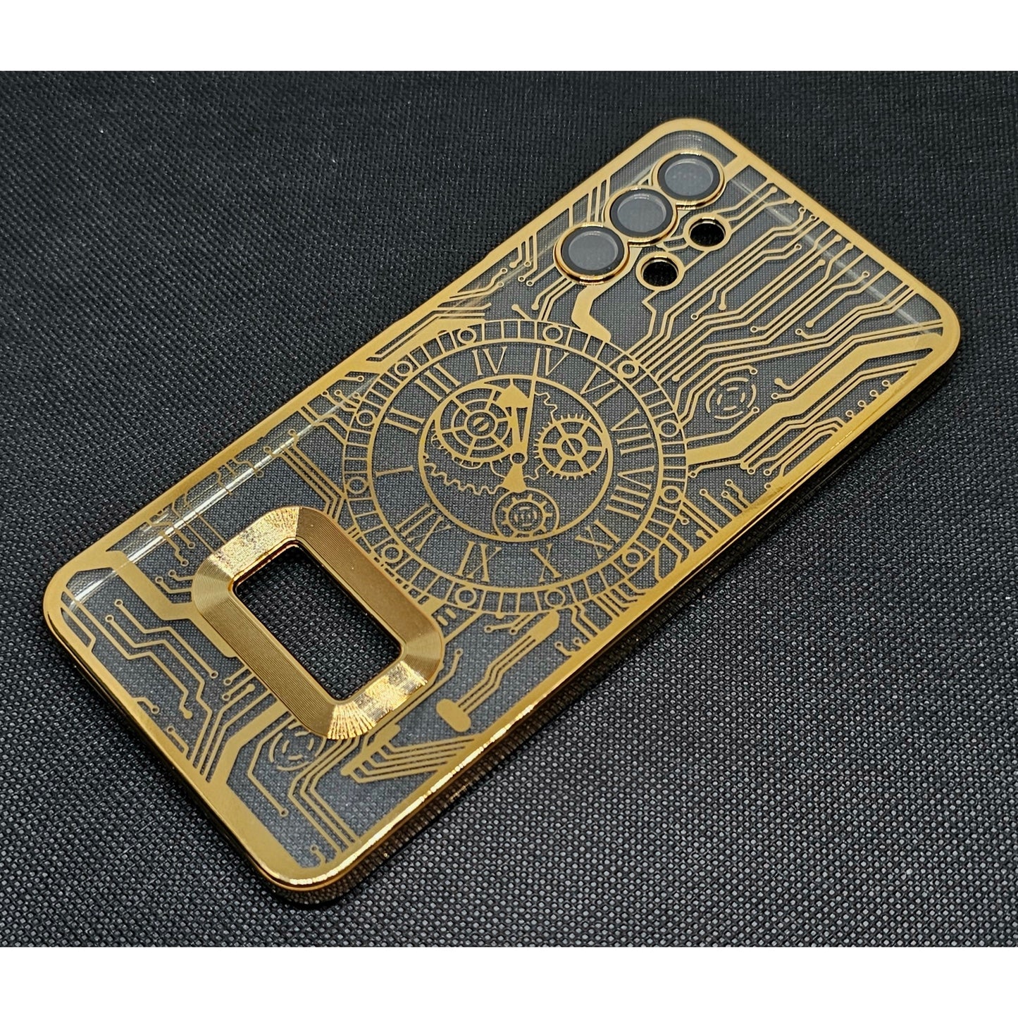 Samsung A13 (4G)Back Cover with CD Watch Machine Design soft