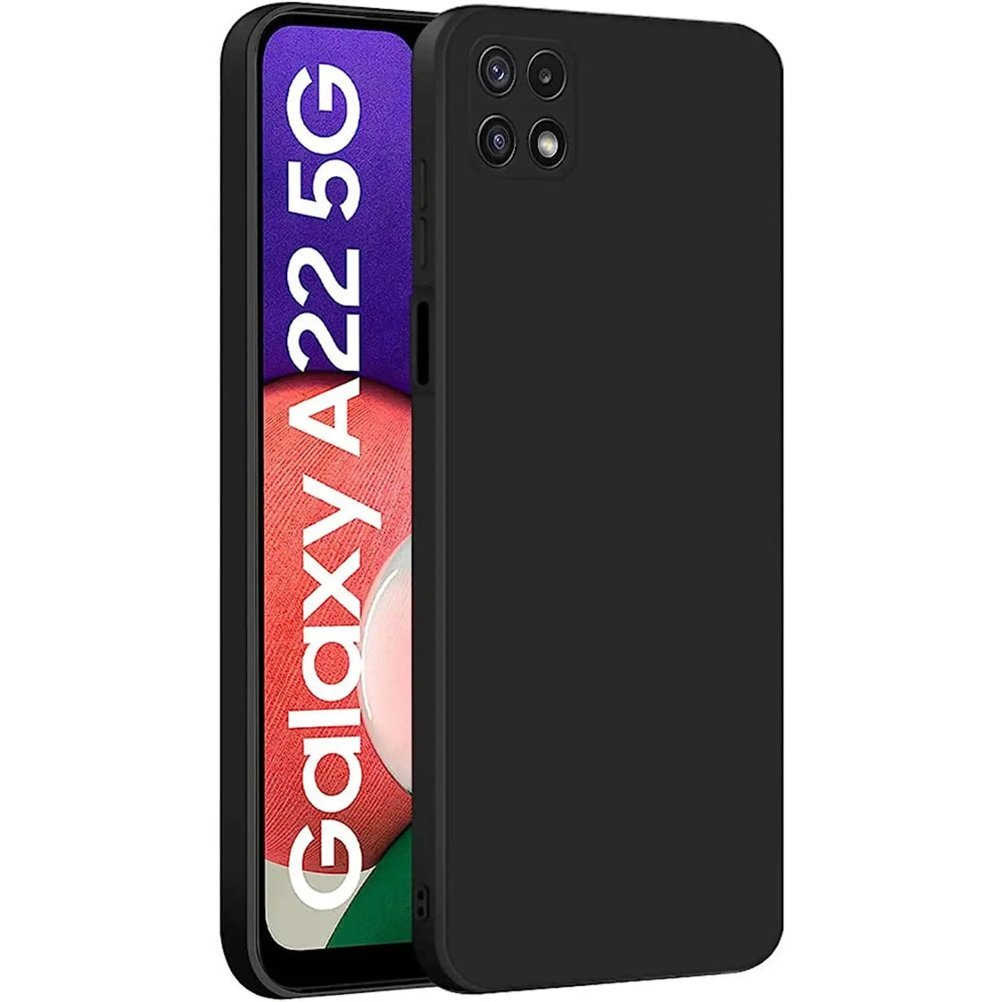 Samsung A22(5G) / F42 (5G) Silicone + Cloth Back Cover soft