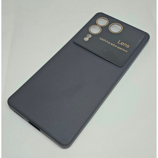 Vivo V27(5G) / V27 Pro Mobile Silicone Back Cover with Protective Lens