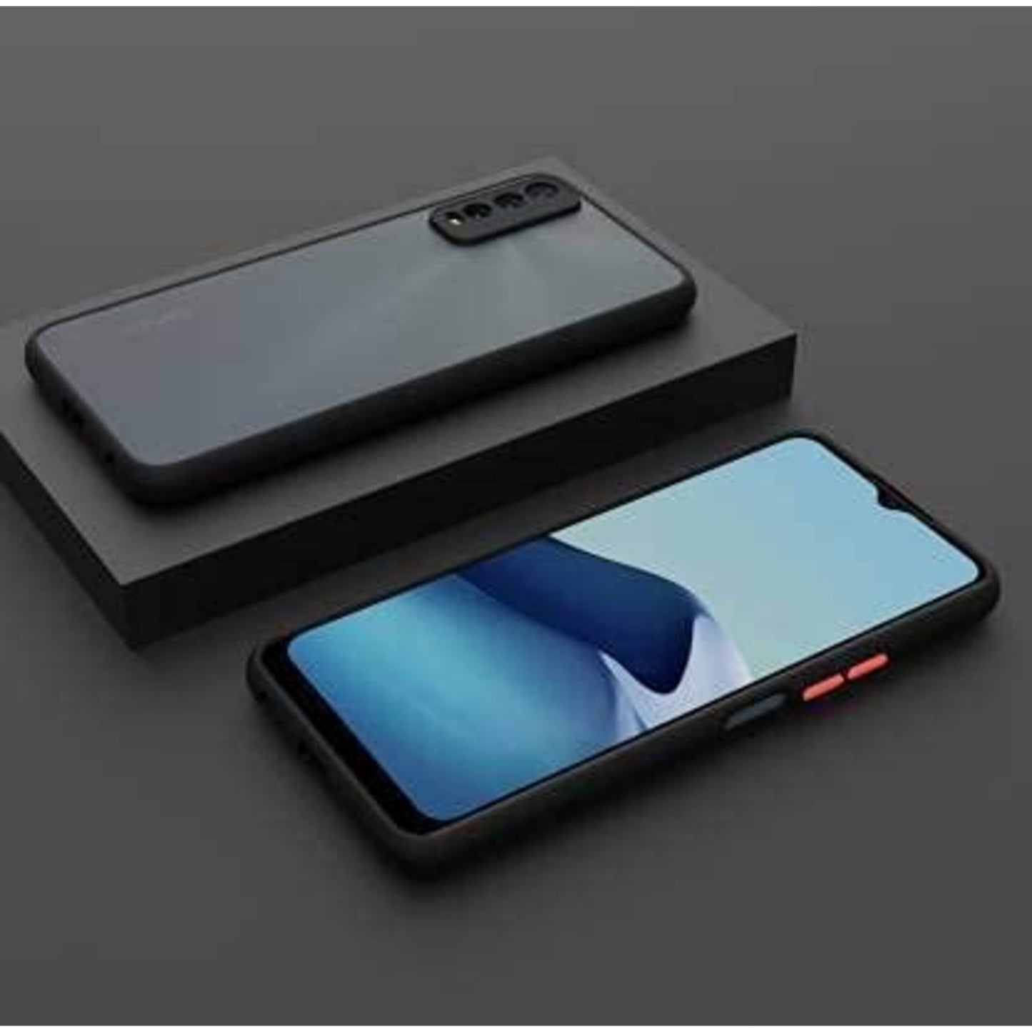 Vivo Y12s mobile Back Cover (Smoky)