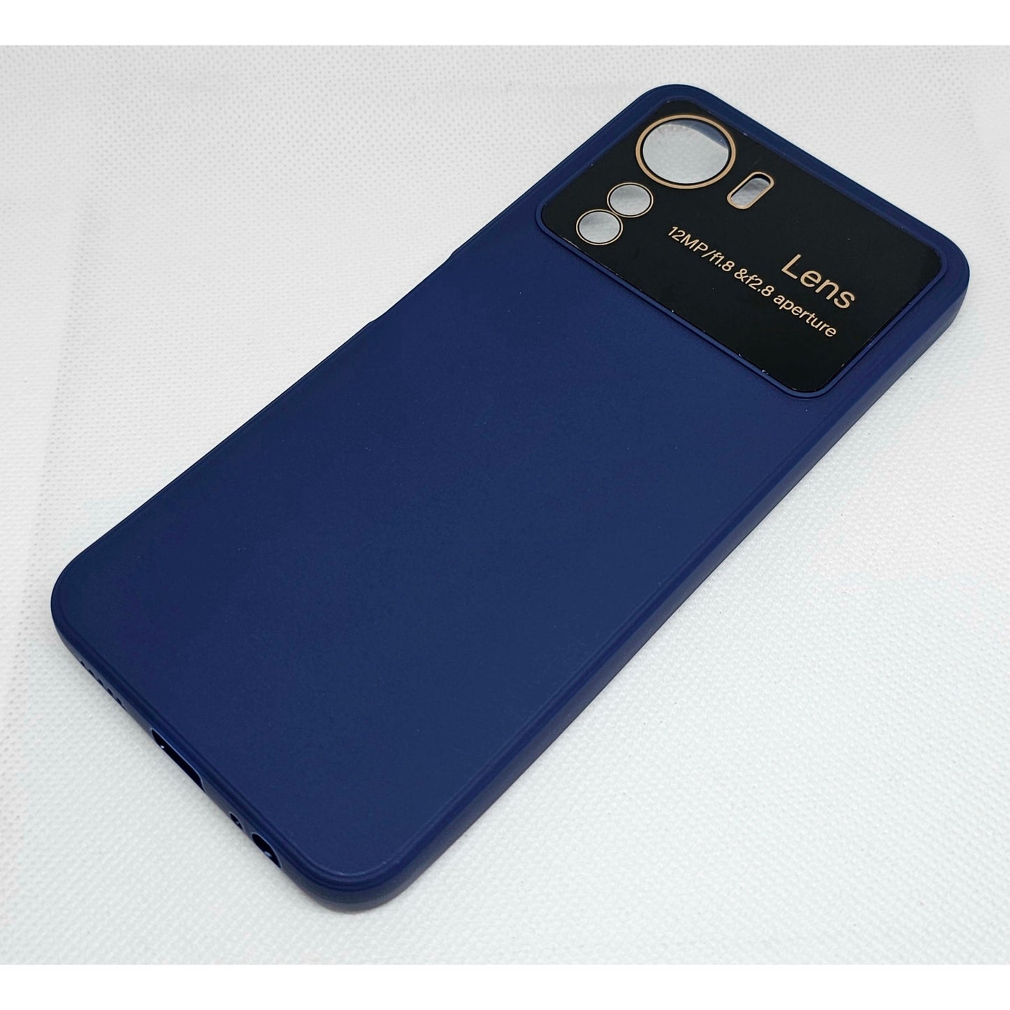 Vivo Y16/ Y56 Mobile Silicone Back Cover with Protective Lens