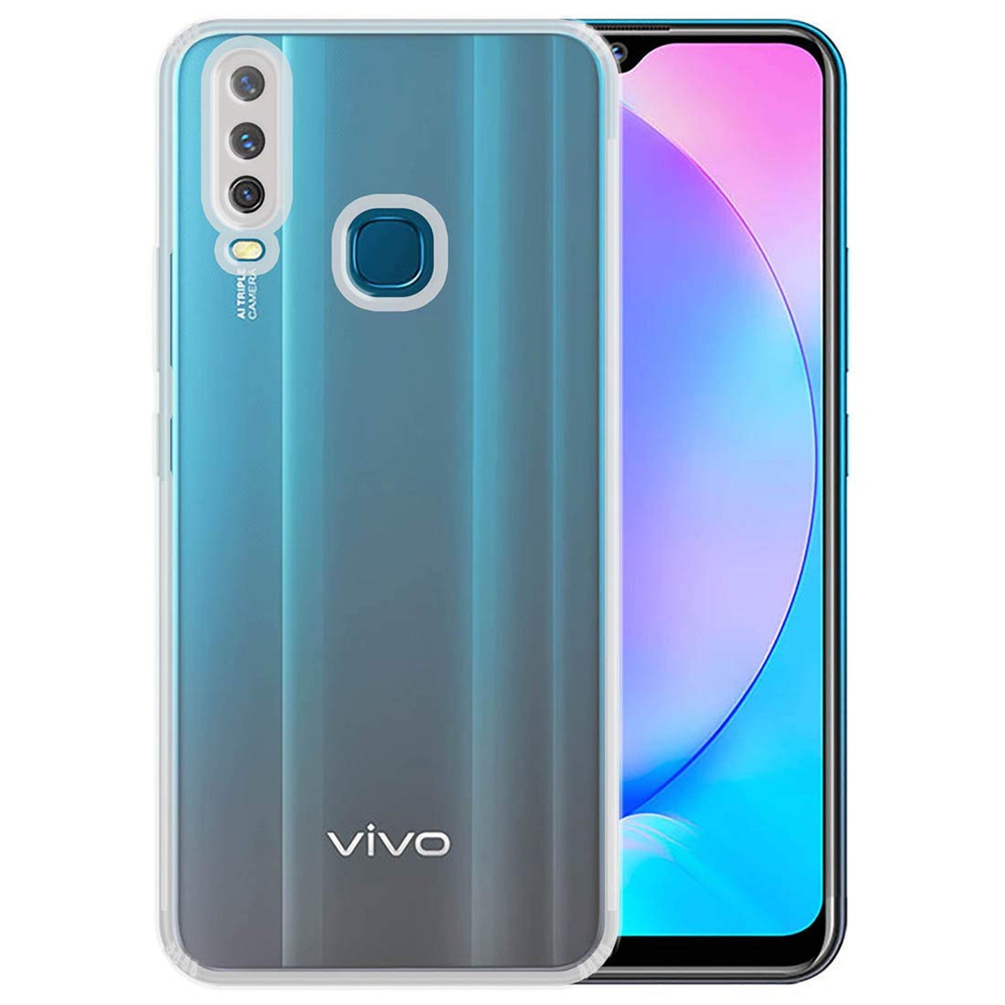 Vivo Y19 Transparent Soft Back Cover Silicone