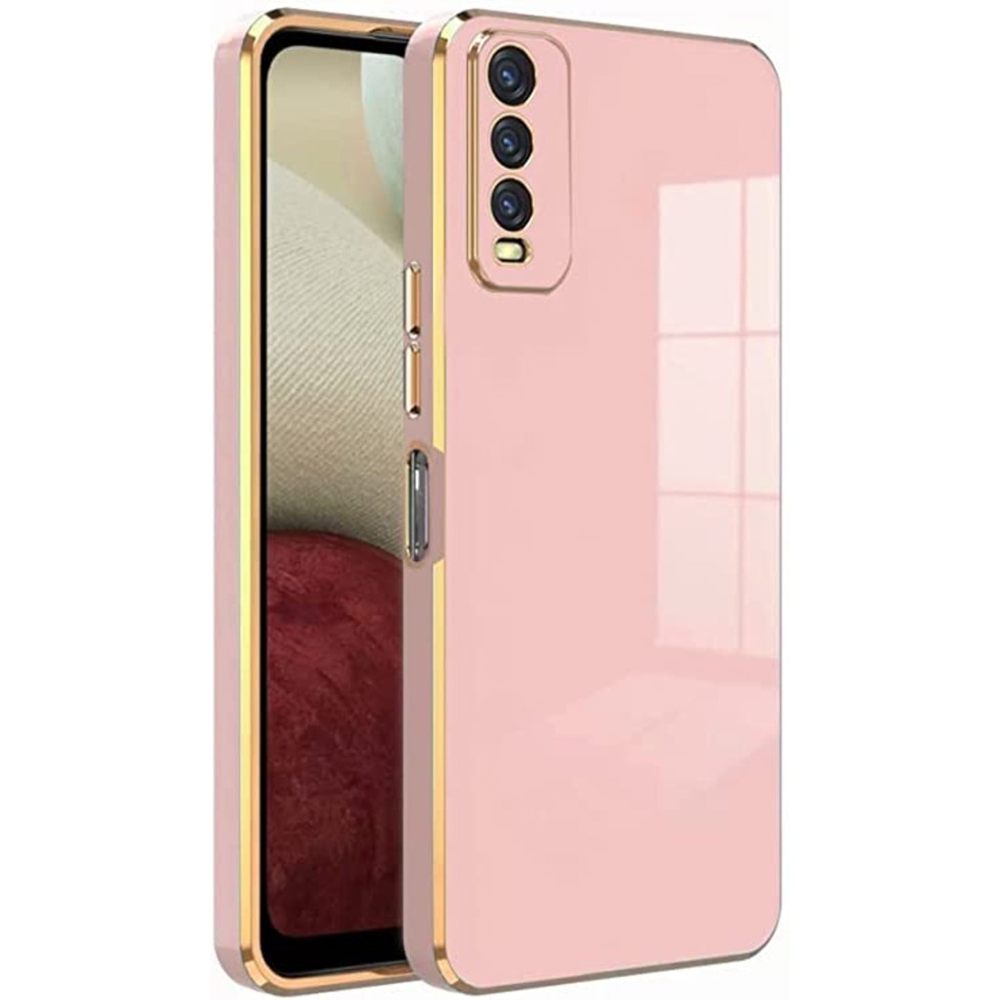 Vivo Y20 6D Chrome Back Cover soft