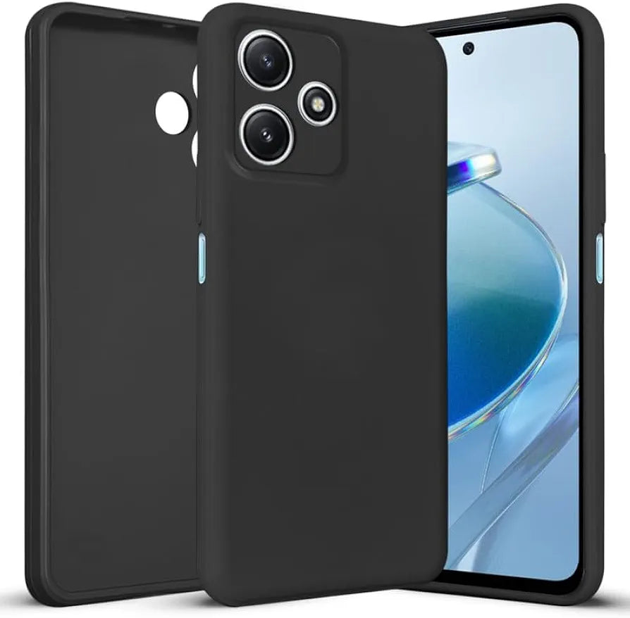 Redmi 12 (5G) Back Cover (Silicone+Cloth)