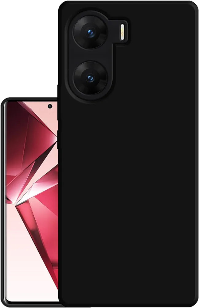 Silicone + Cloth Vivo V29e Mobile Back Cover