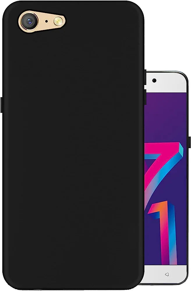 Oppo A71 Silicone + Cloth Back cover Soft