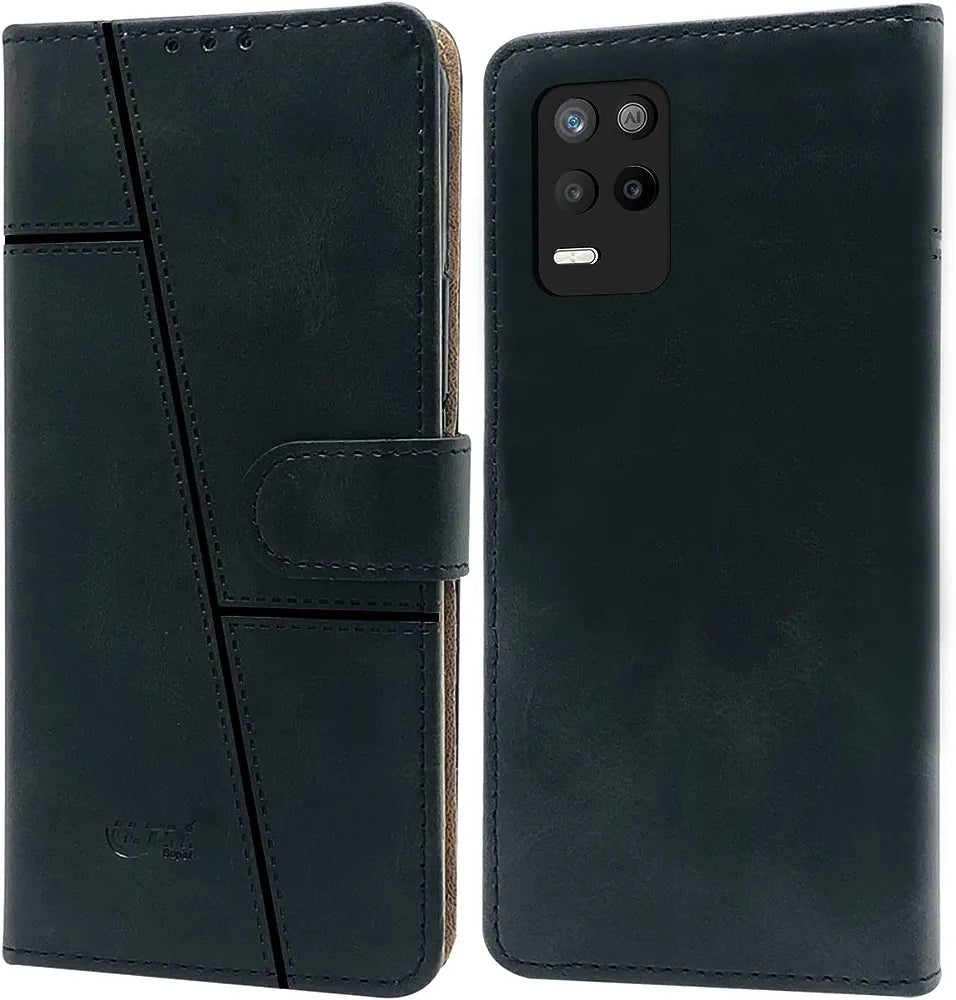 Realme 8 (5G) Leather Flip Cover