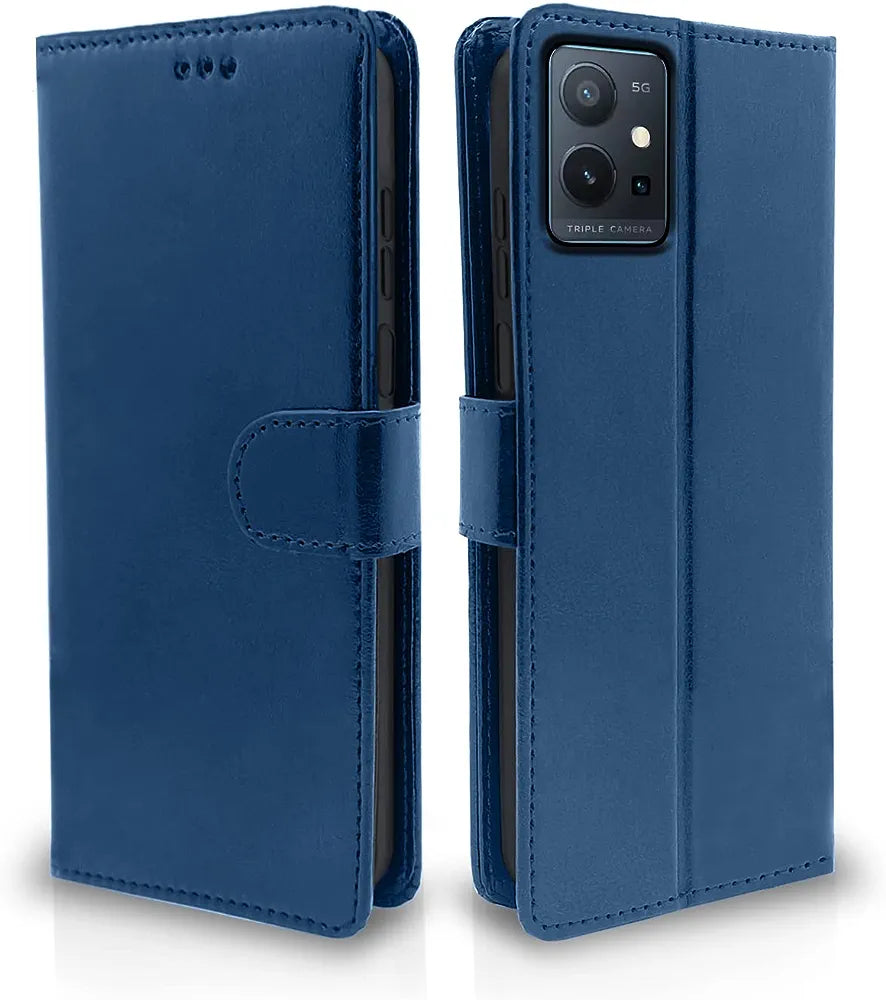 Vivo T1(5G) Leather Flip Cover