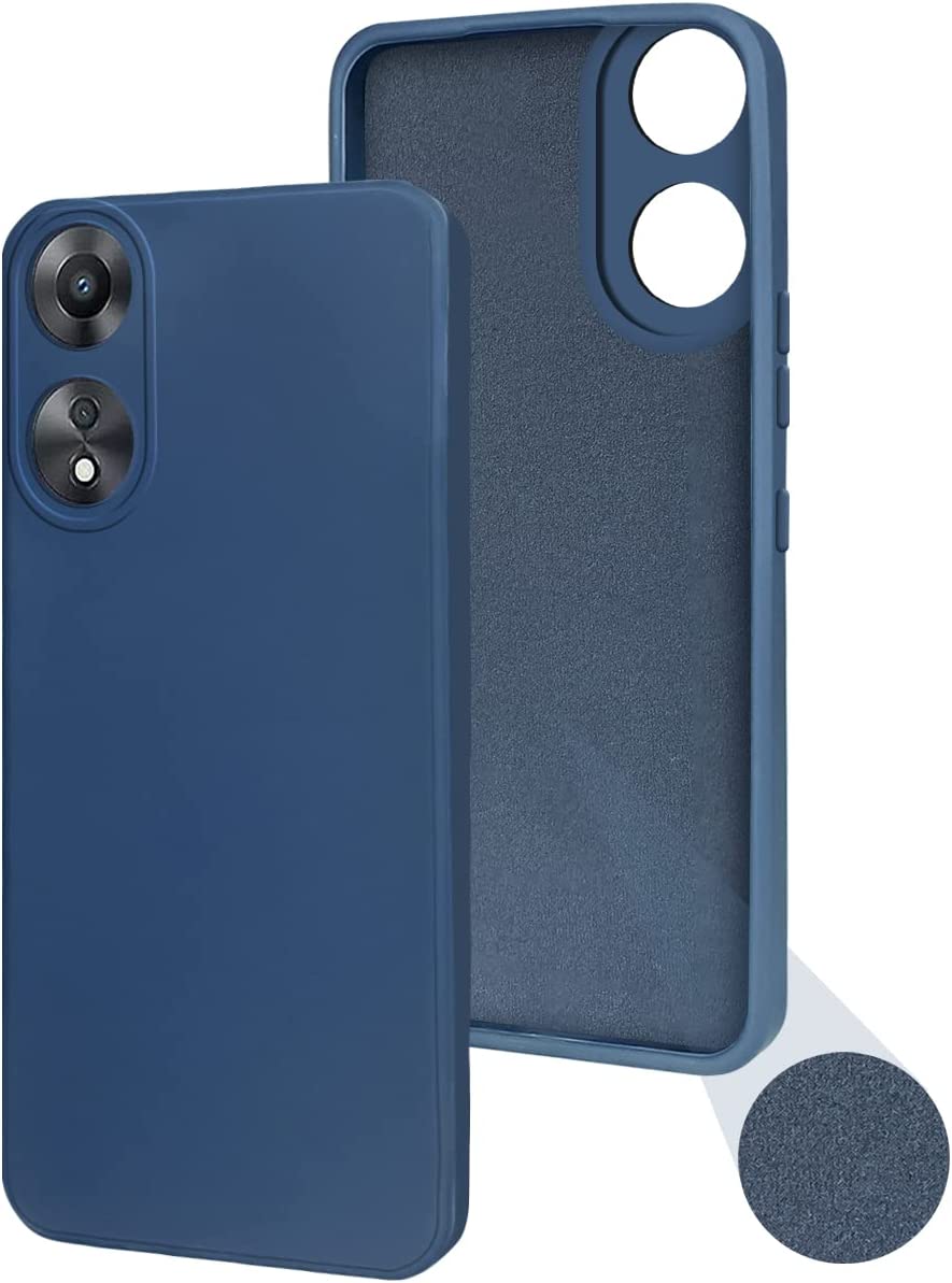 Oppo A78 (5G) Back Cover ( Silicone + Cloth)