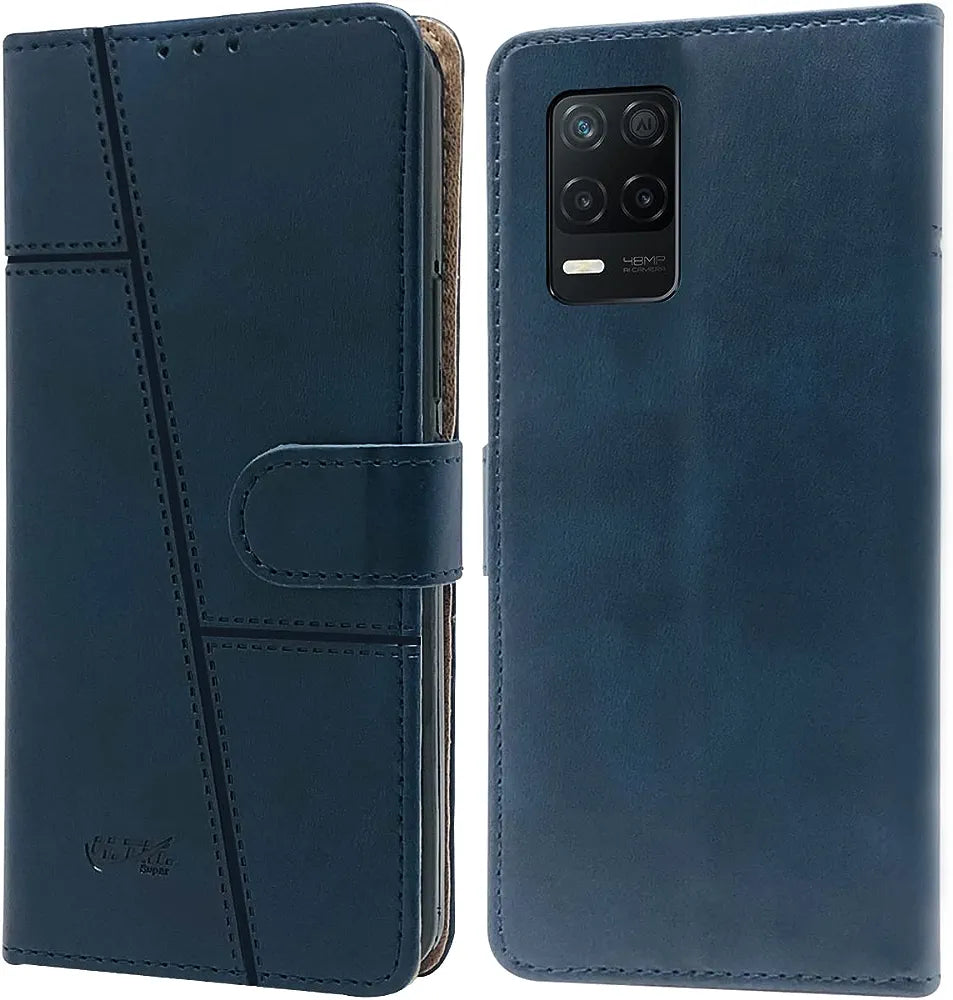 Realme 8 (5G) Leather Flip Cover