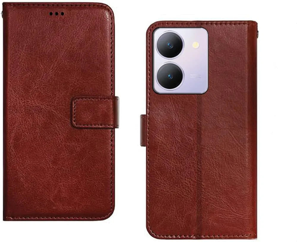 Vivo Y27 Leather Flip Cover