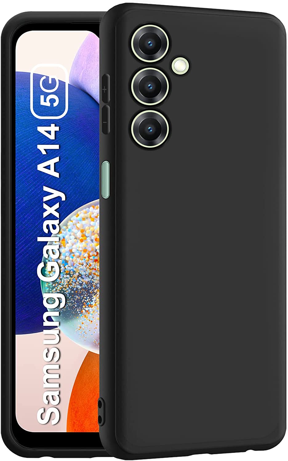 Samsung A14 (5G) Back Cover ( Silicone + Cloth)