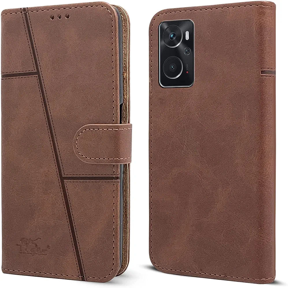 Oppo A57(5G) Leather Flip Cover