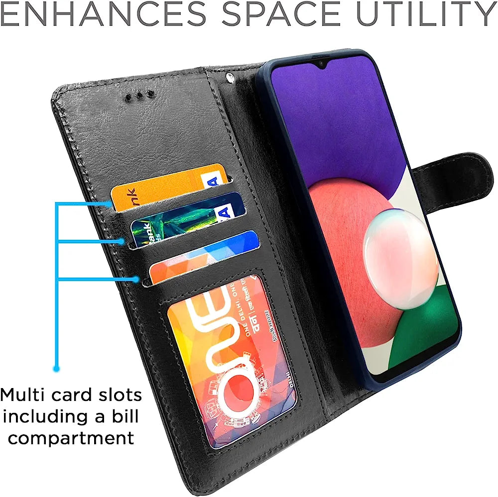 Samsung A22 (4G)/ Samsung F22 Back Leather cover