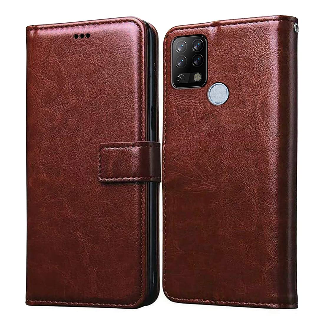 Tecno Pova Back cover Leather flip