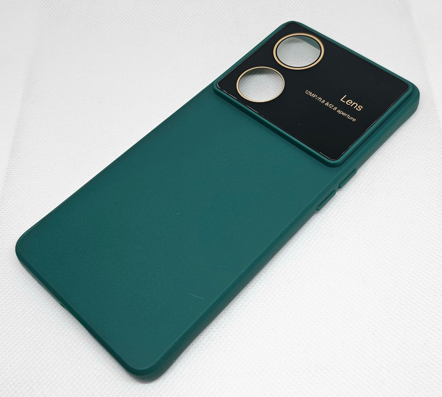 Oppo Reno 8T Mobile Silicone Back Cover with Protective Lens
