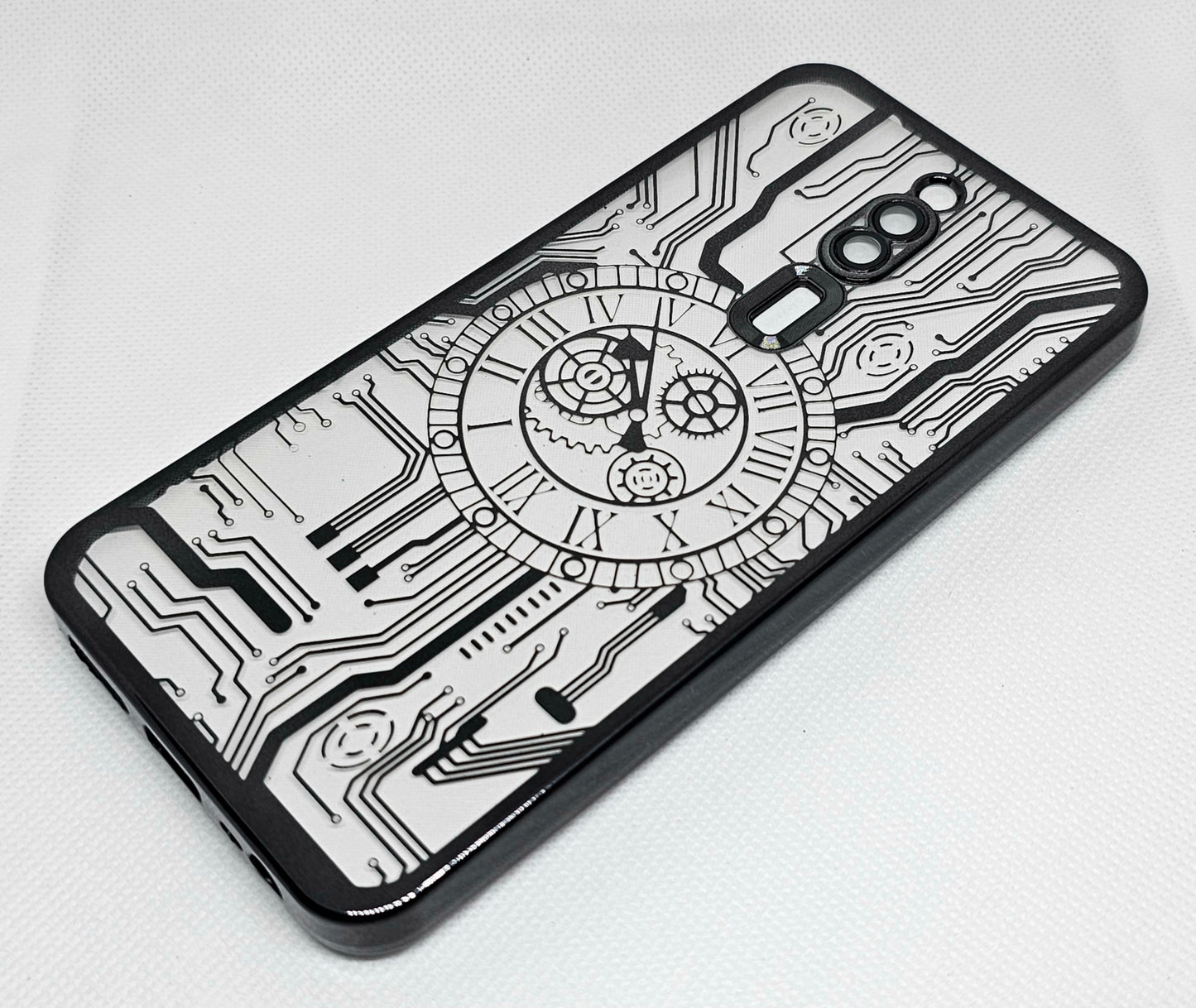 Mi 8A / 8A Dual Back Cover with CD Watch Machine Design