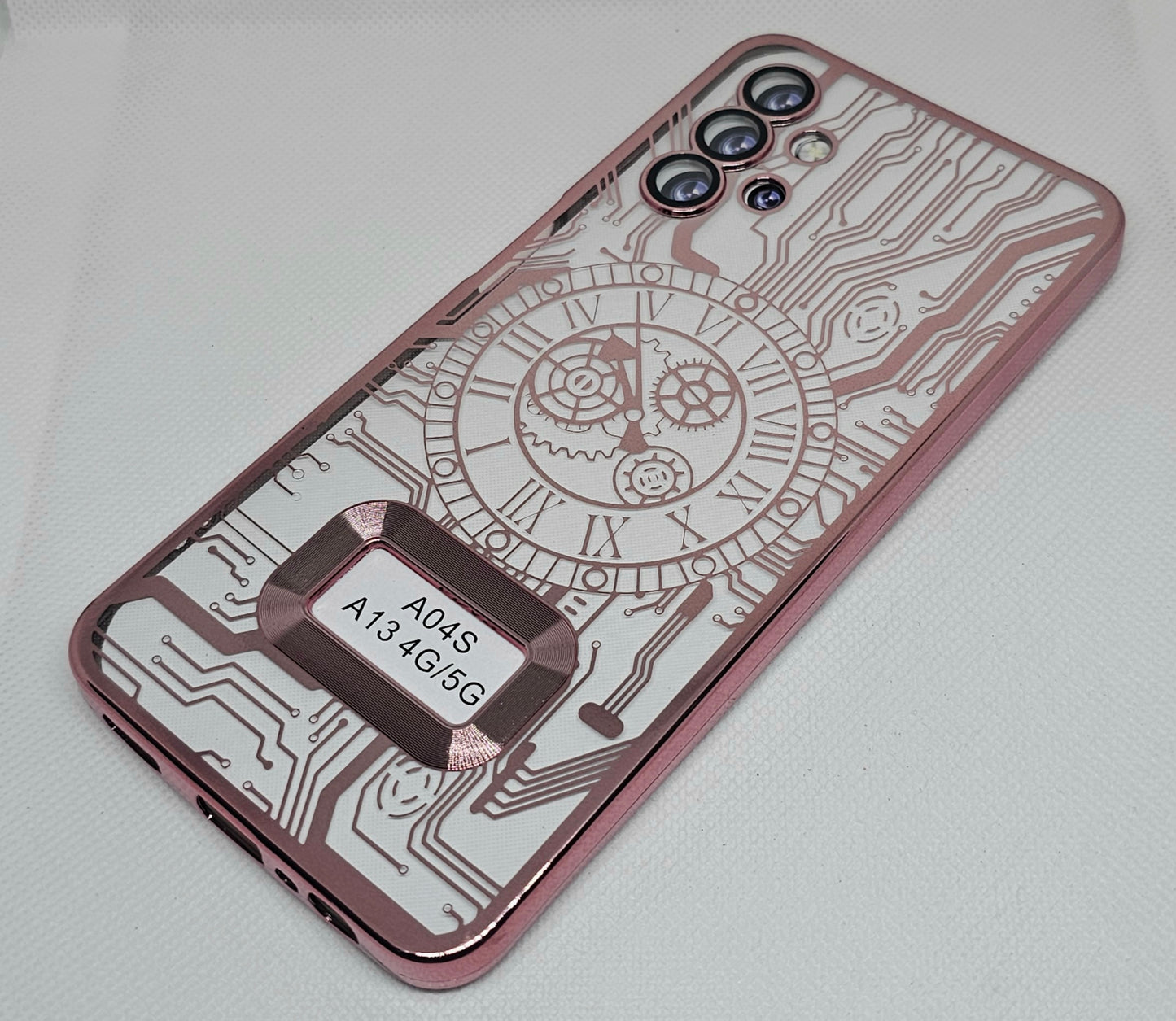 Samsung A23/ A13 (4G) Back Cover with CD Watch Machine Design