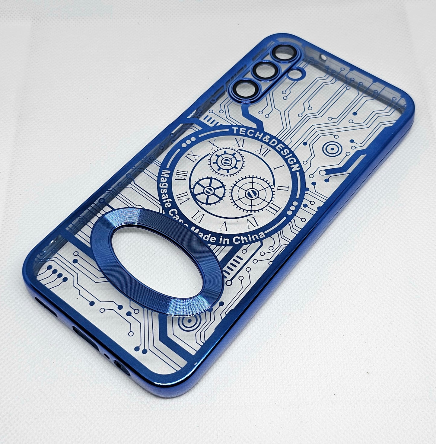 Samsung A14 Back Cover with CD Watch Machine Design