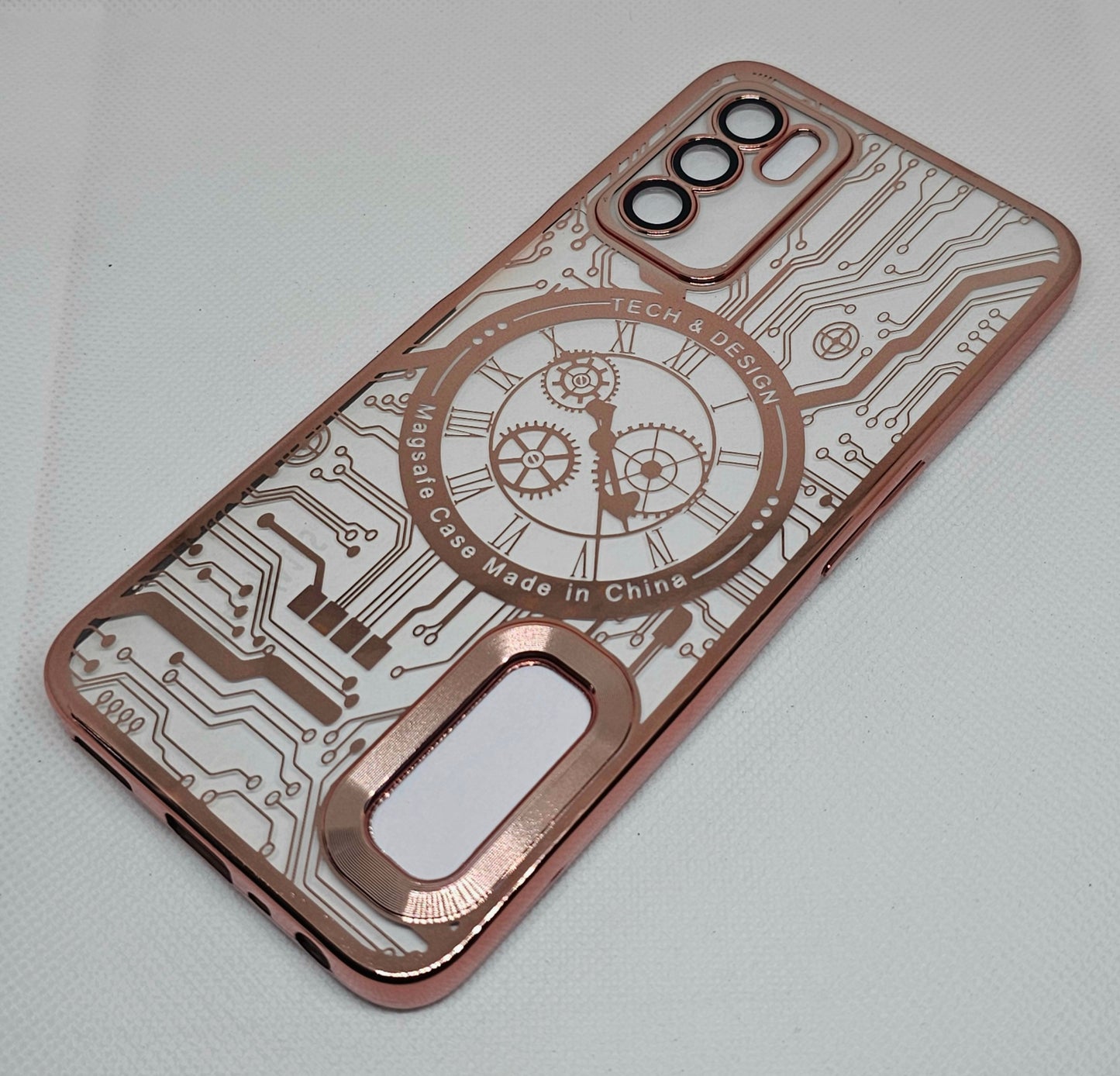 Oppo A16 Mobile CD Watch Machine Design Back Cover