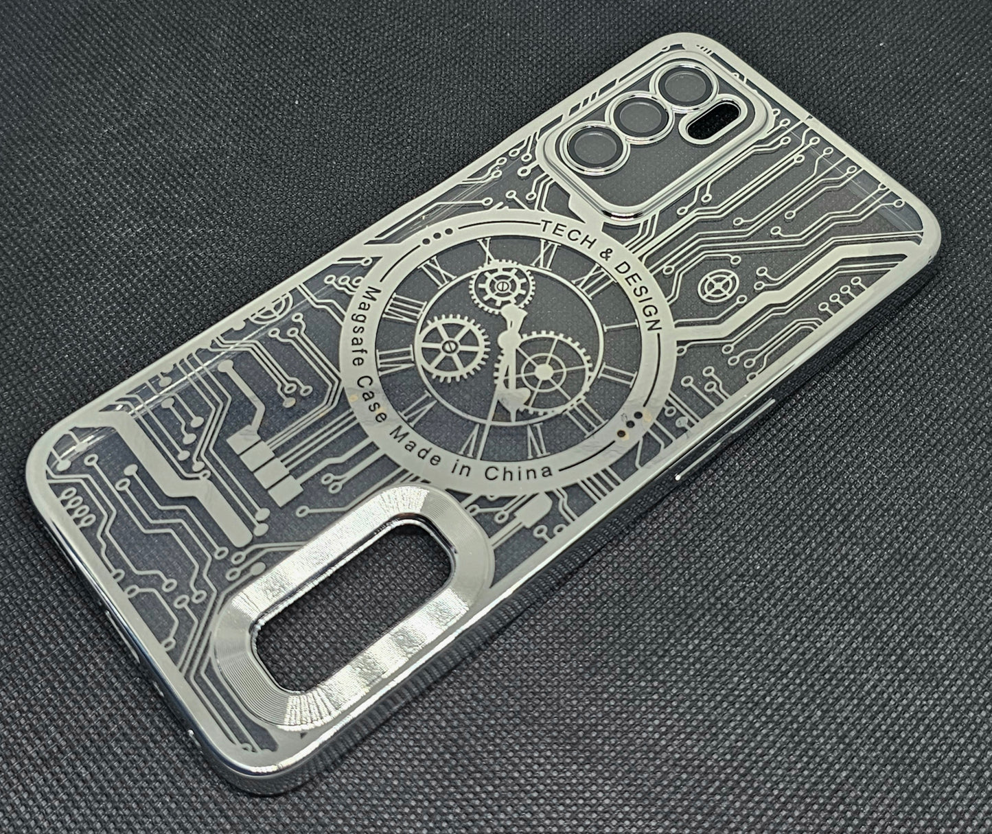 Oppo A16 Mobile CD Watch Machine Design Back Cover