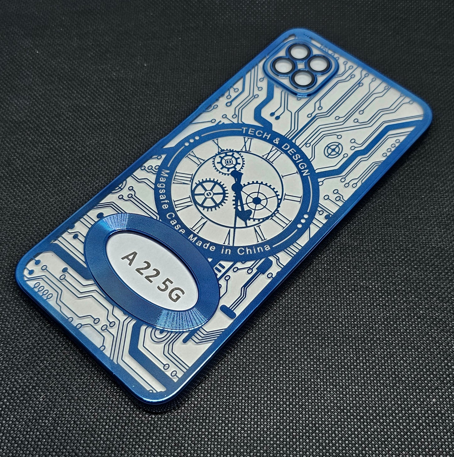 Samsung A22 (5G) Back Cover with CD Watch Machine Design