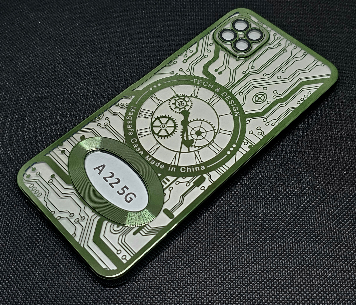 Samsung A22 (5G) Back Cover with CD Watch Machine Design