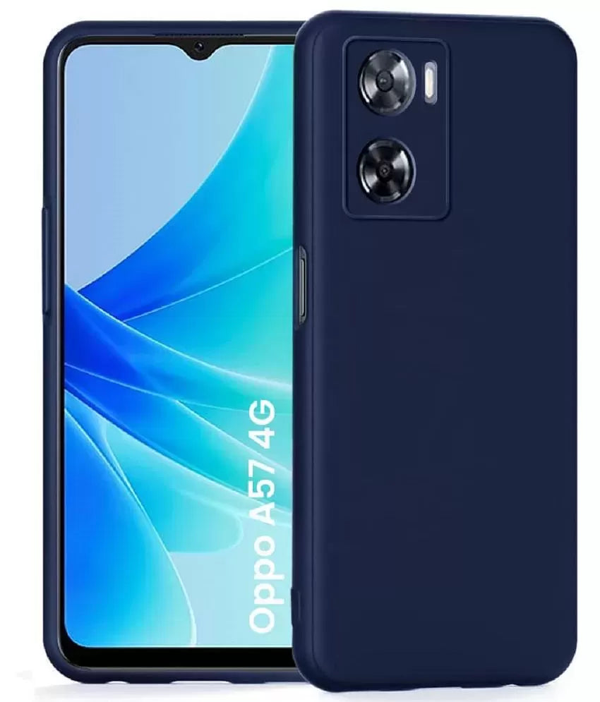 Oppo K10 , A57 , A77 Back Cover ( Silicone + Cloth)