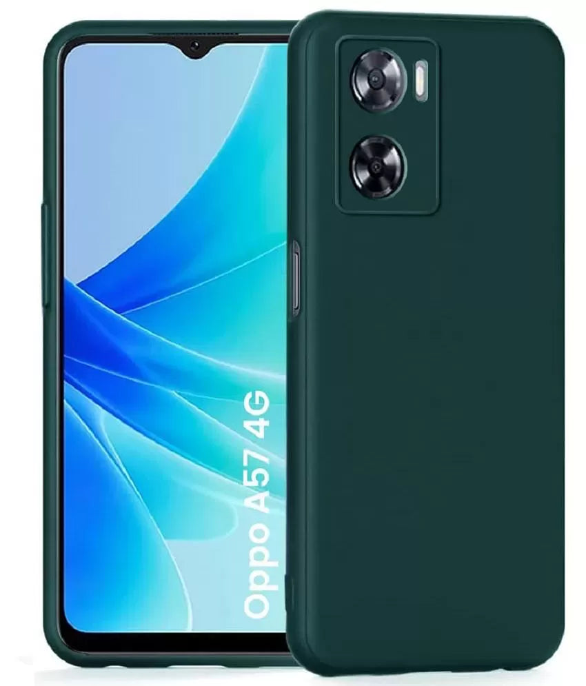 Oppo K10 , A57 , A77 Back Cover ( Silicone + Cloth) soft