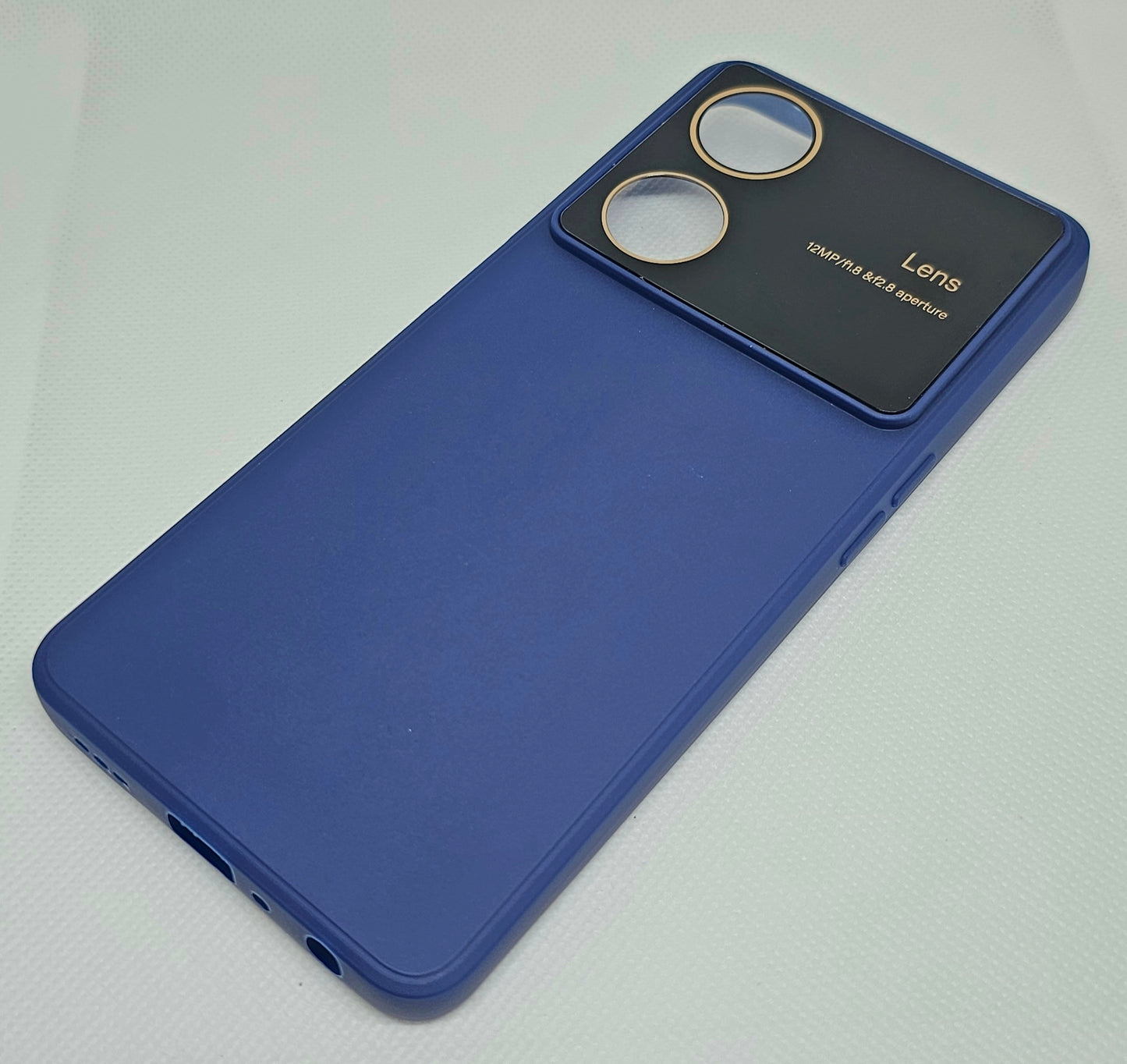 Oppo F23(5G) Silicone Back Cover with Protective Lens
