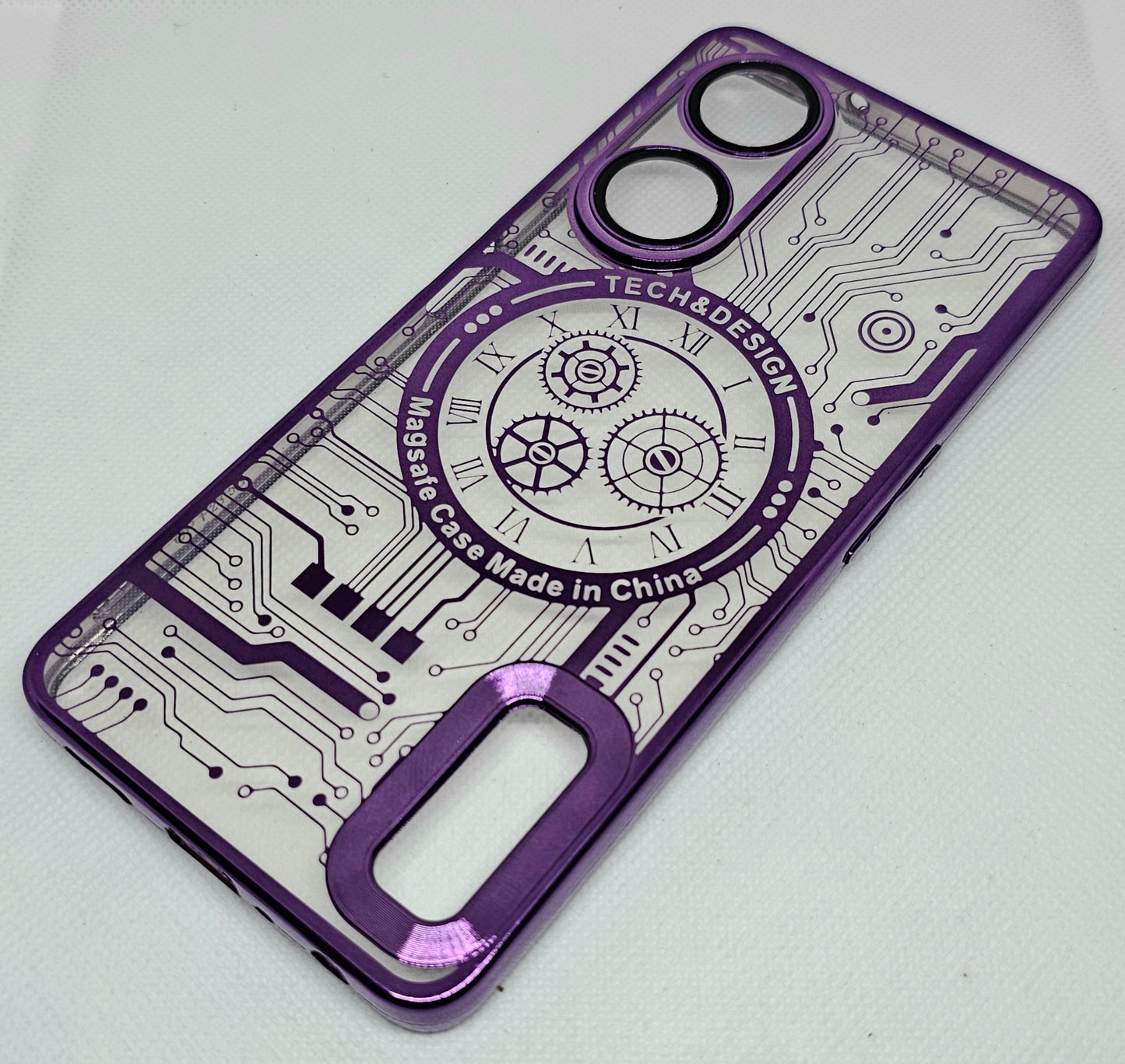 Oppo F23 (5G) Back Cover with CD Watch Machine Design