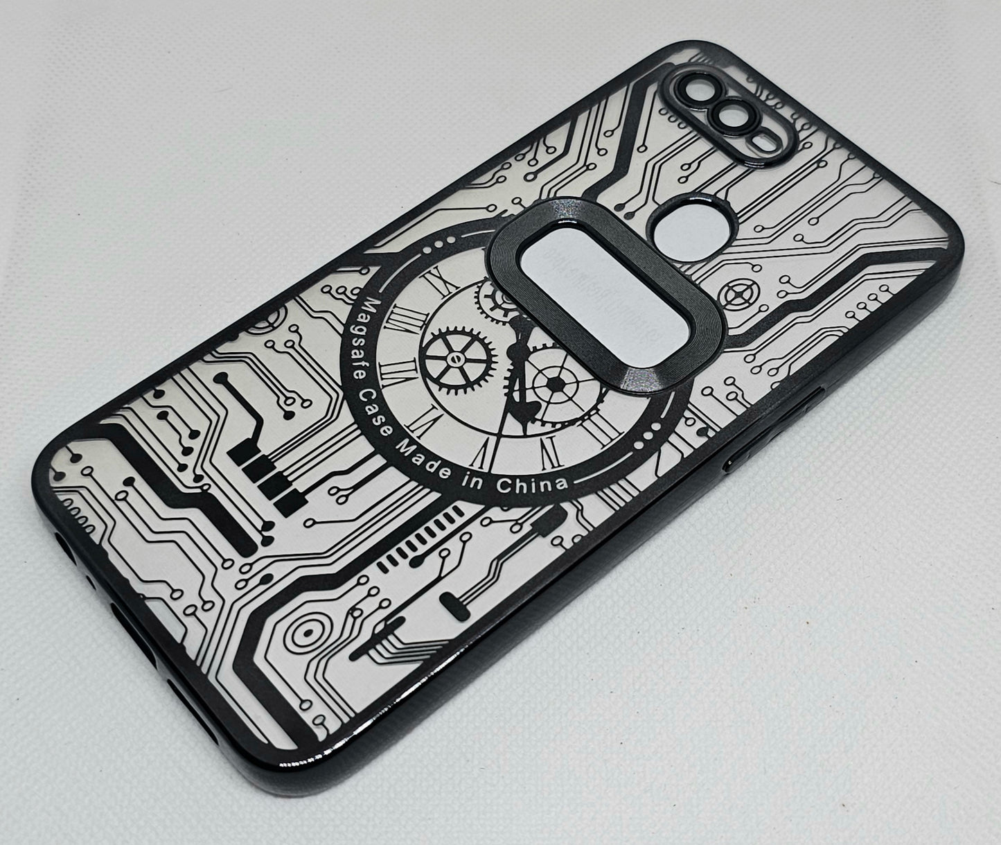 Oppo F9/F9 pro/ Realme 2 pro Back Cover with CD Watch Machine Design