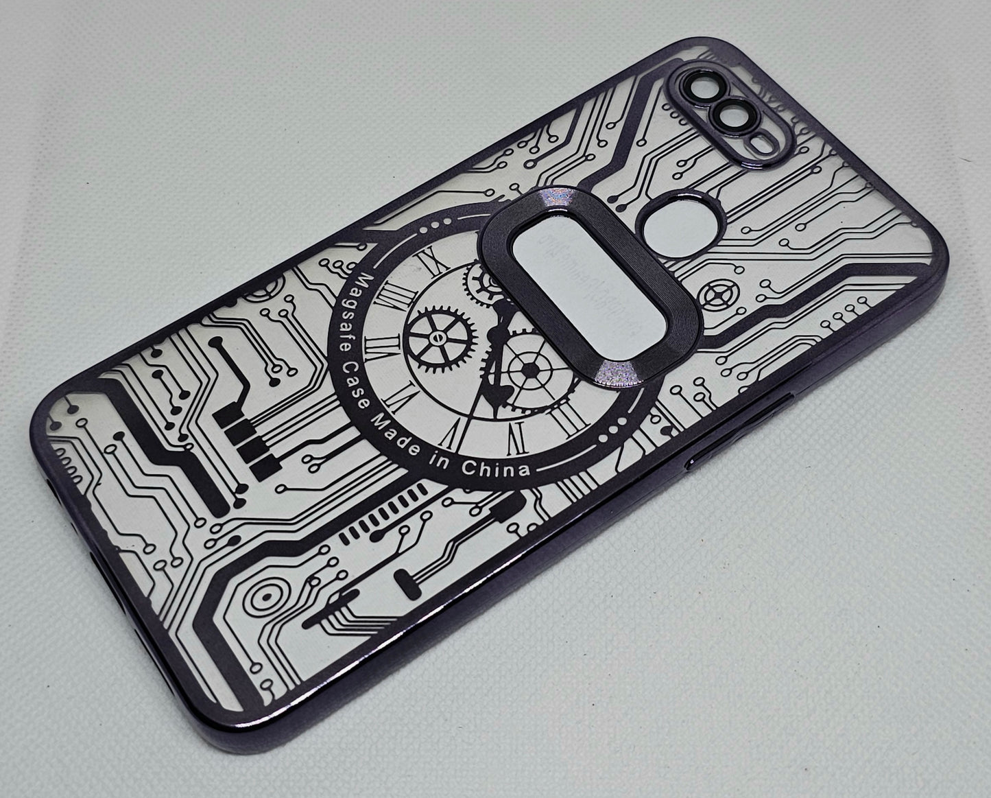 Oppo F9/F9 pro/ Realme 2 pro Back Cover with CD Watch Machine Design