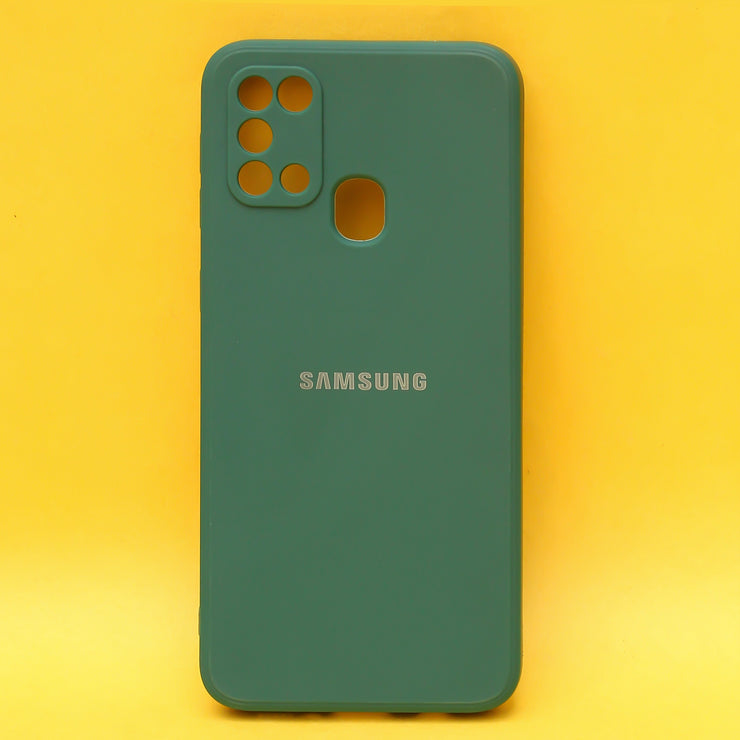 Samsung Galaxy M31 Back Cover (Silicone + Cloth)
