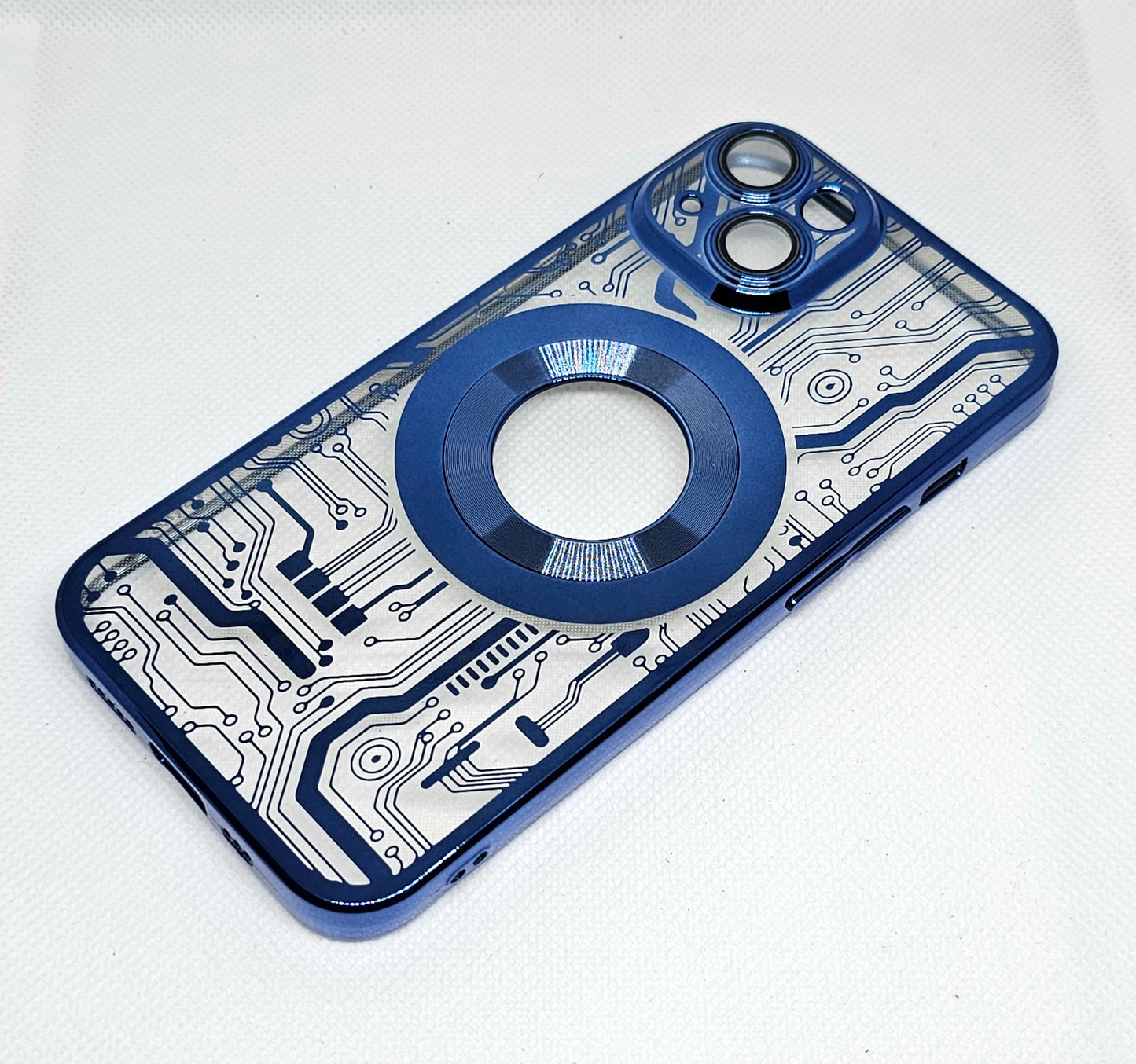 Apple Iphone 14 Back Cover with CD Watch Machine Design