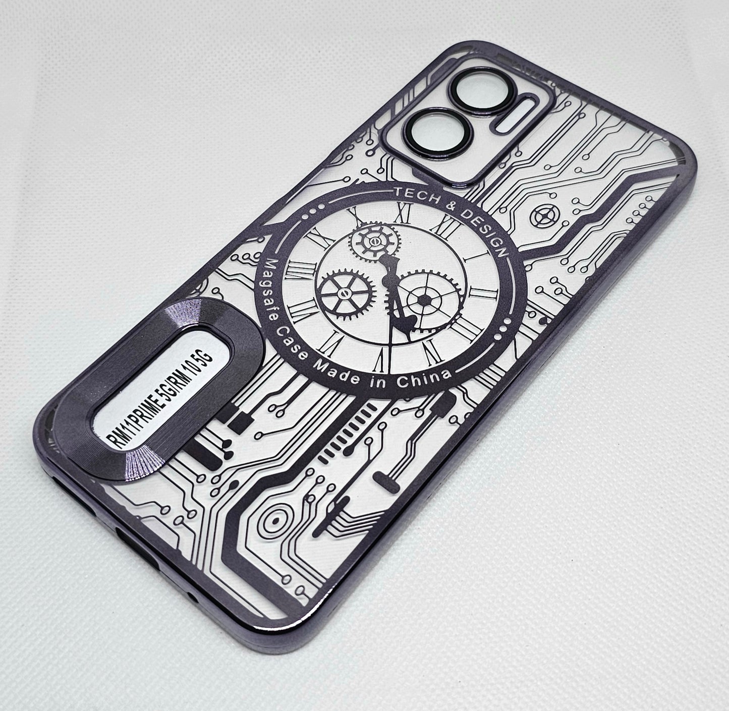 Mi 11 Prime (5G) Back Cover with CD Watch Machine Design