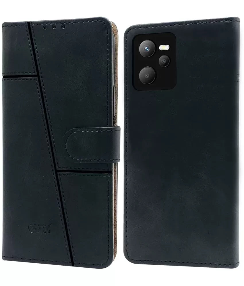 Realme C35 Leather Flip Cover
