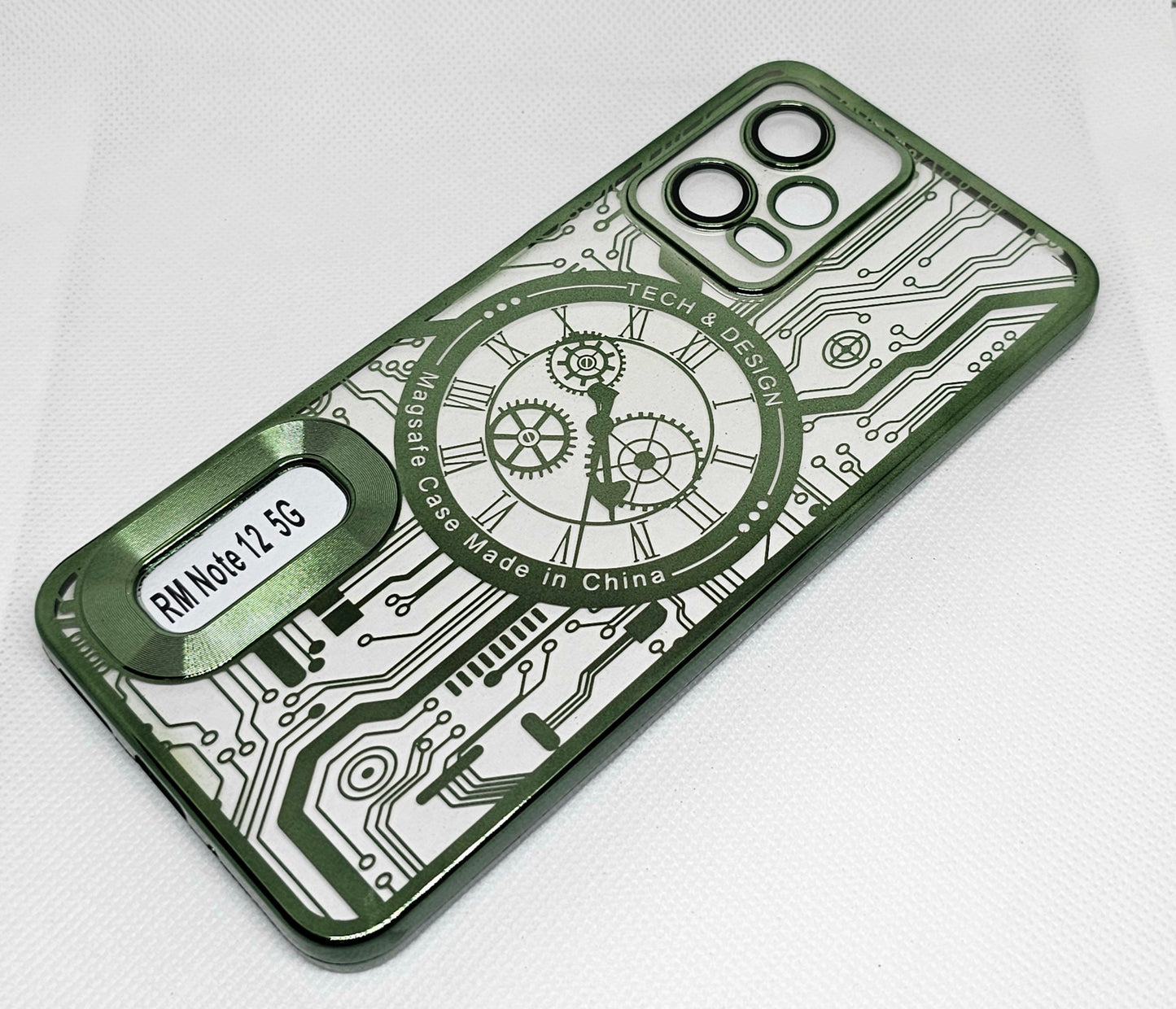 Mi Note 12 pro Plus Mobile CD Watch Machine Design Mobile Back Cover