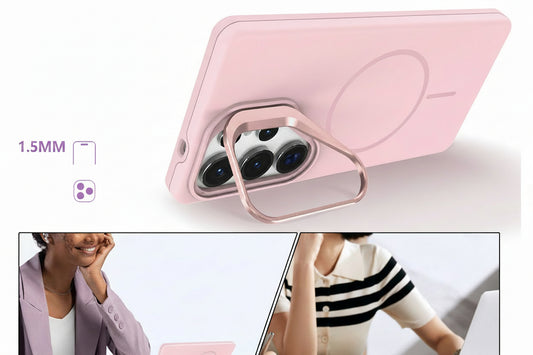 Samsung Ultra Series Pinchuang Solid Color Magnetic Lens Holder Anti-Fall Protective Cover