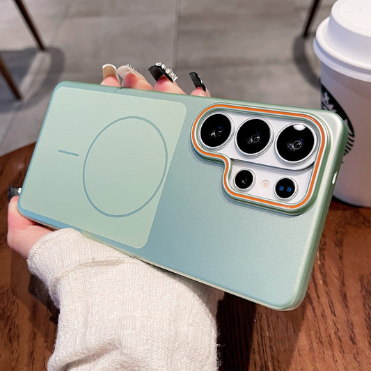 Samsusng Ultra Imitation of Original Magnetic Suction, Skin-Feel Matte Pc Anti-Fall Protective Case (Exclusive)