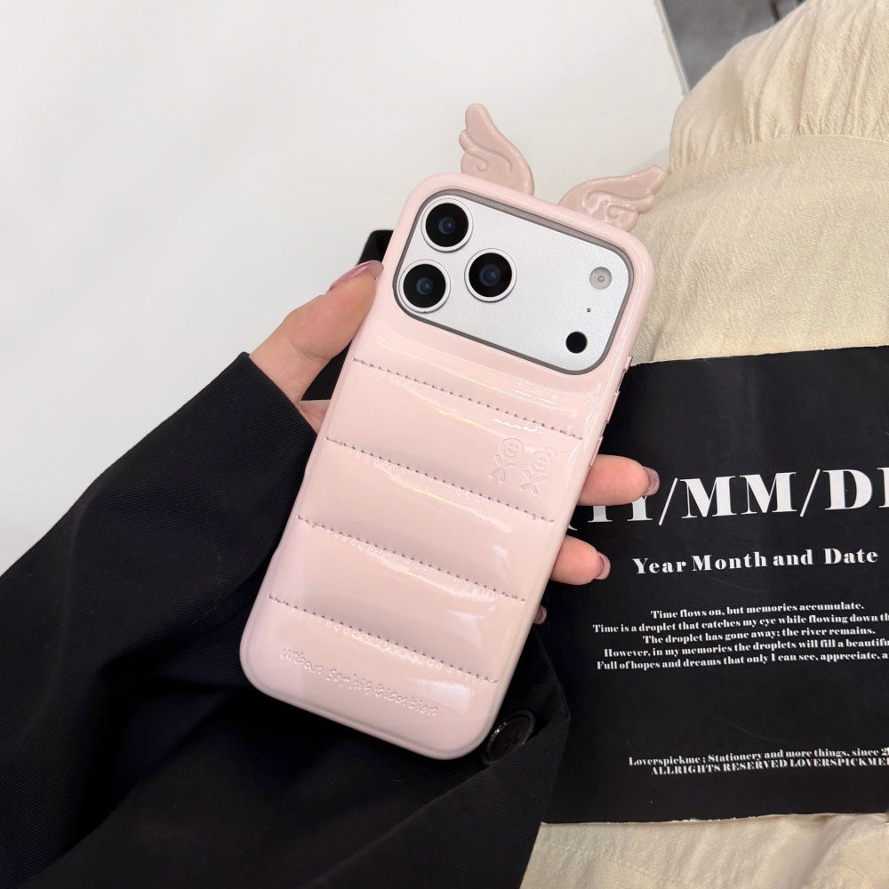 Apple Iphone Leather down Wing Personalized Protective Case (Exclusive)