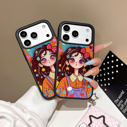Apple iphone Cute Cartoon Girls' Fashion Creative Phone Case (Exclusive)